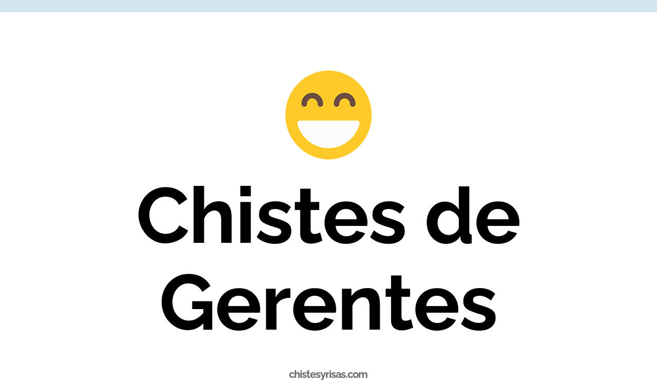 chistes de gerentes