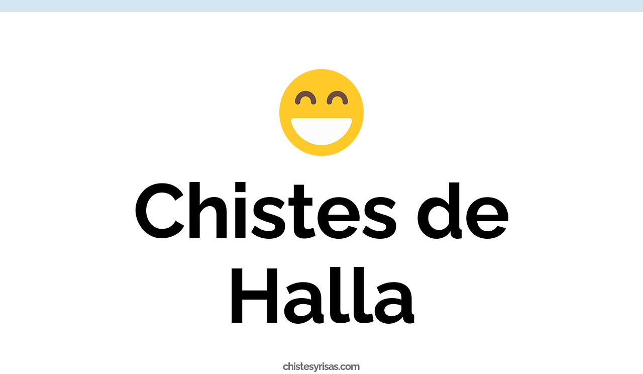 chistes de halla