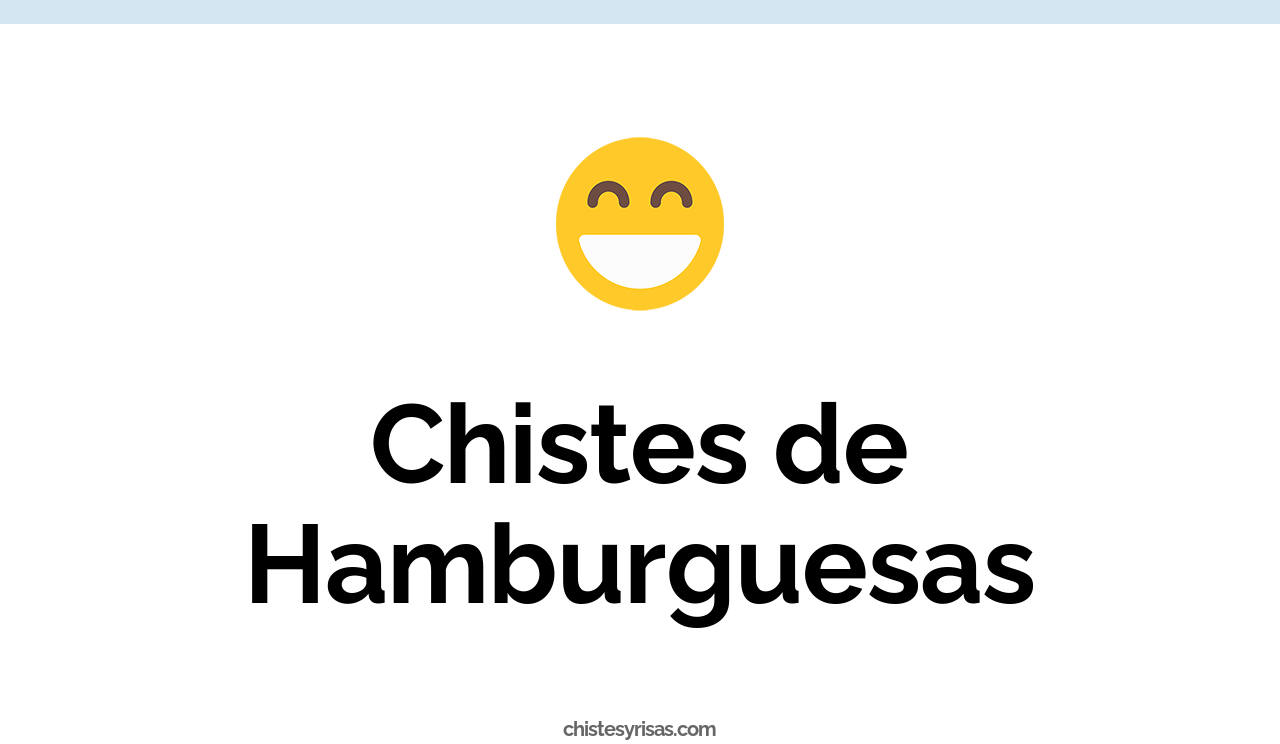 chistes de hamburguesas