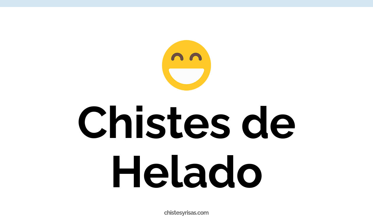 chistes de helado