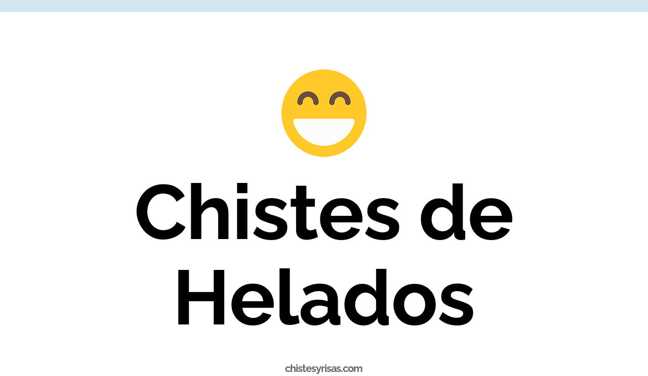 chistes de helados