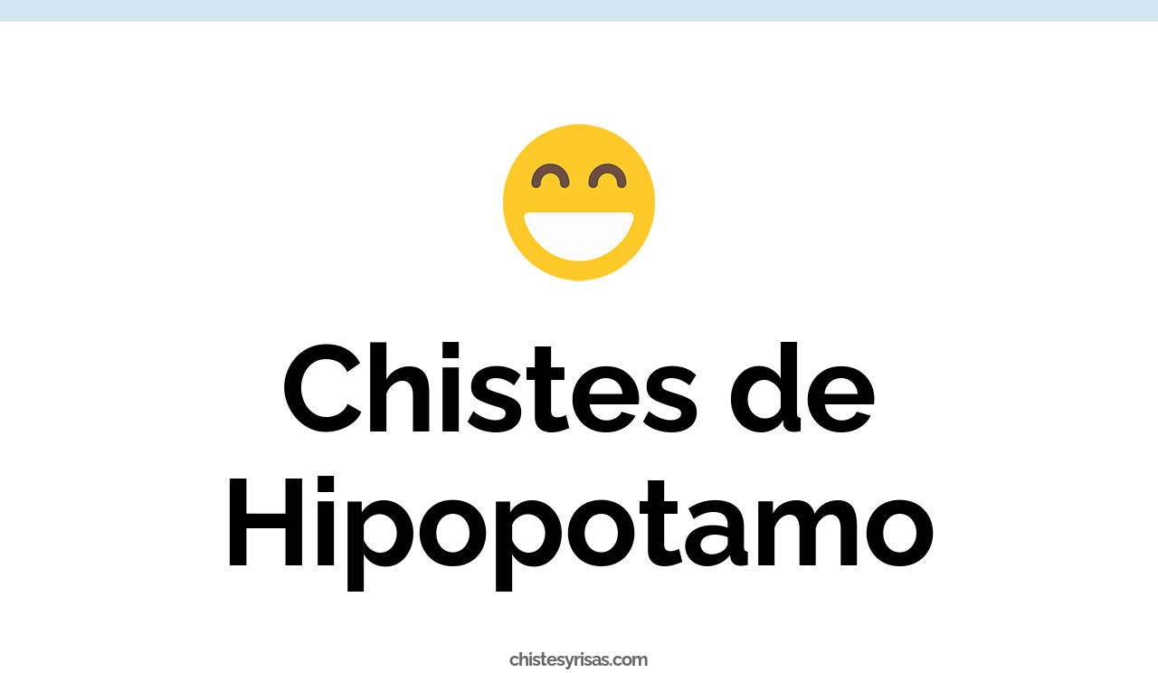 chistes de hipopótamo