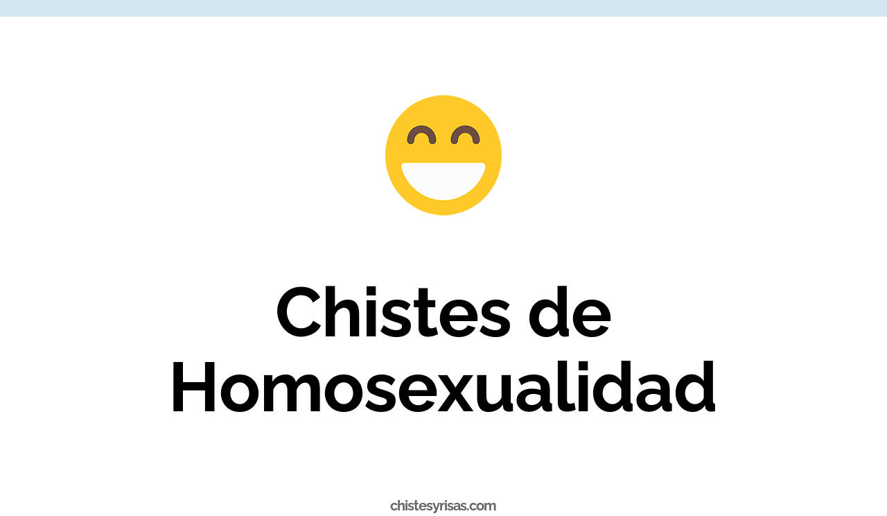 chistes de homosexualidad