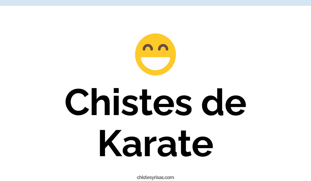 chistes de karate