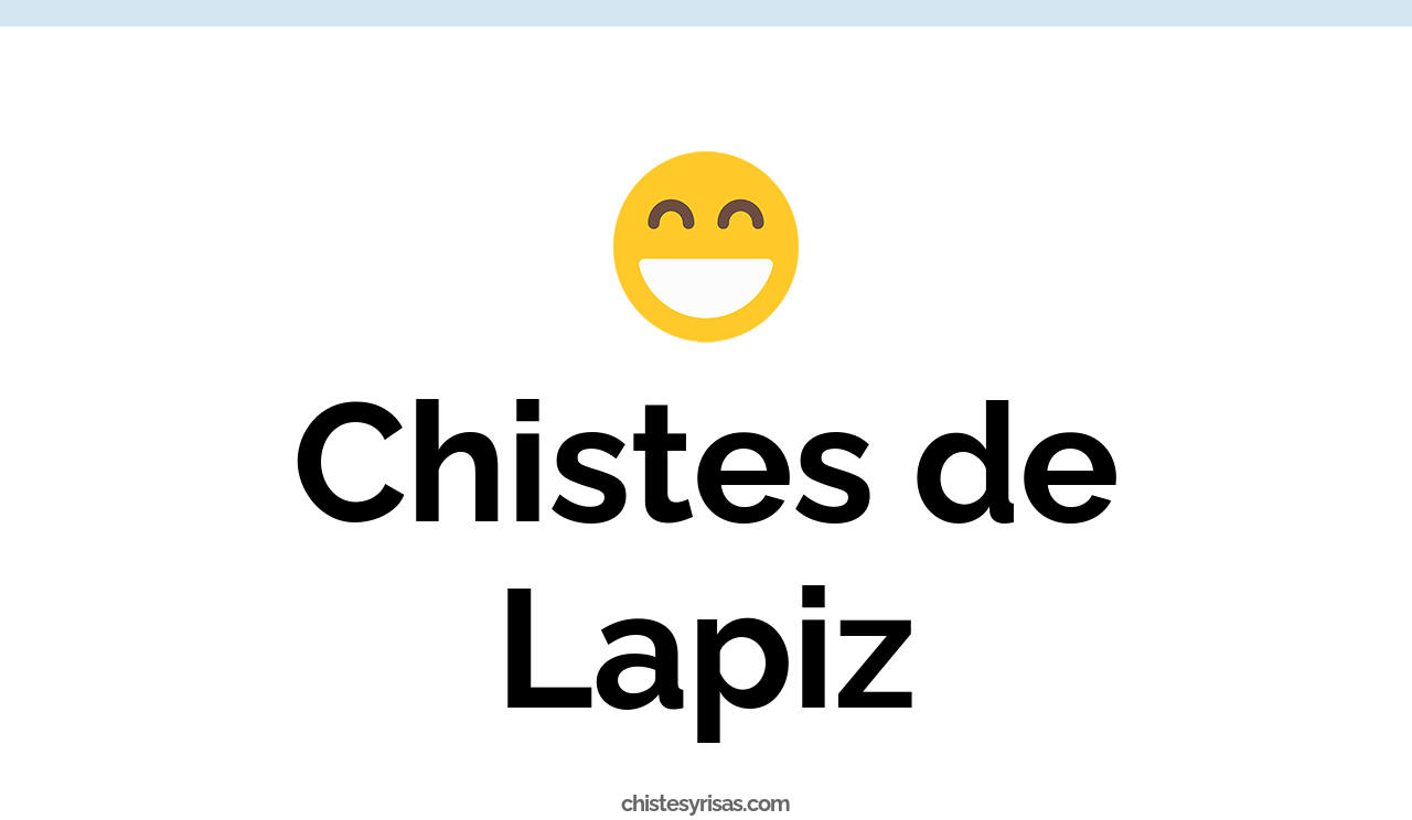 chistes de lápiz