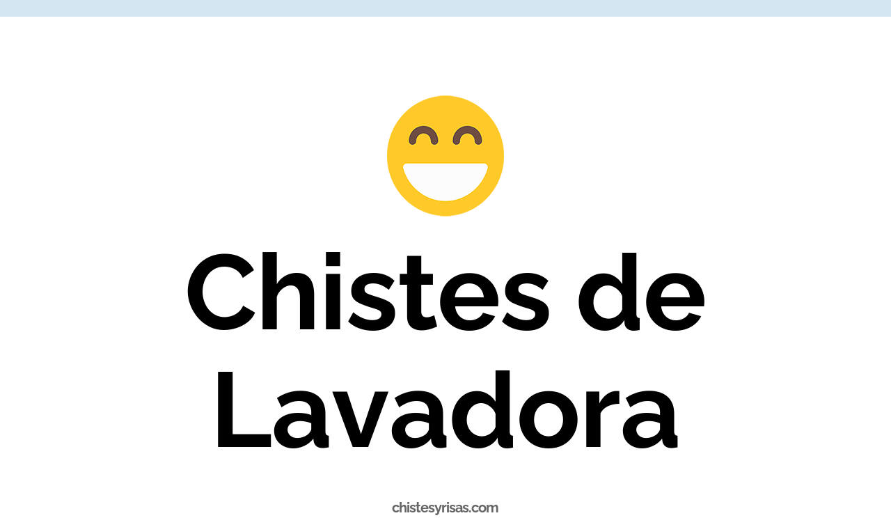 chistes de lavadora