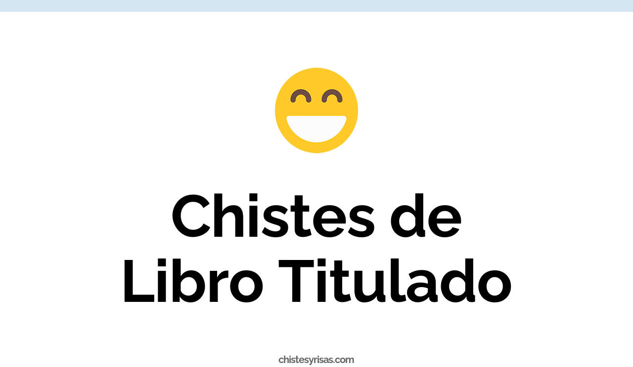 chistes de libro titulado