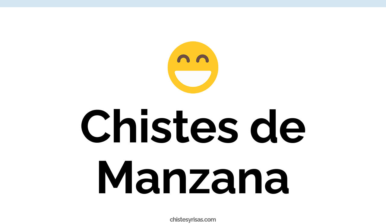 chistes de manzana