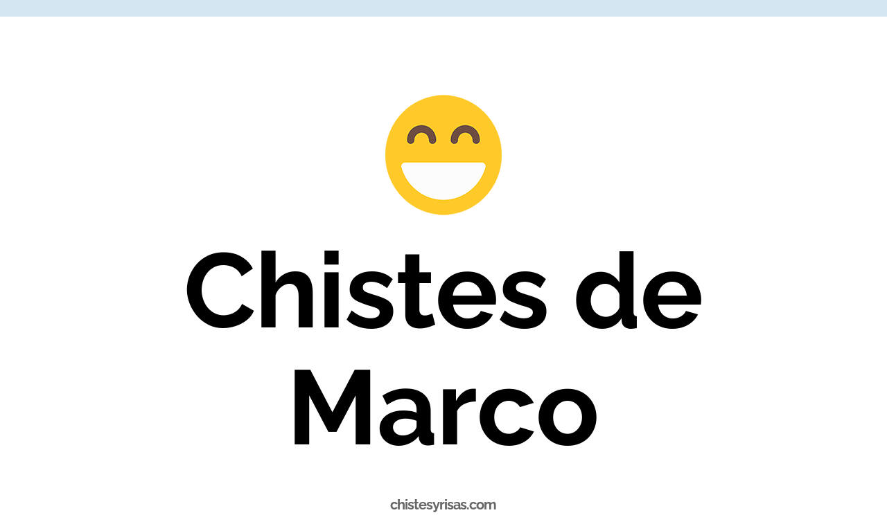 chistes de marco