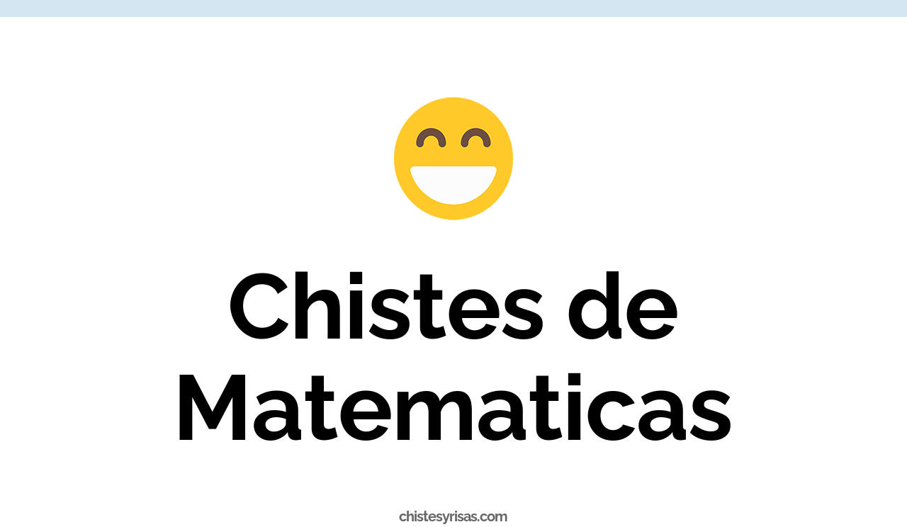 chistes de matemáticas