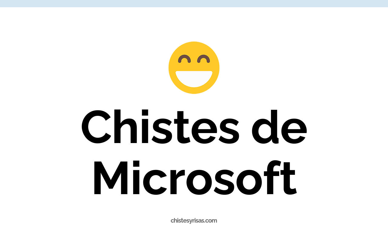chistes de microsoft