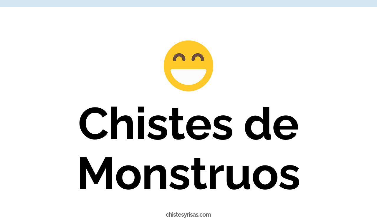 chistes de monstruos