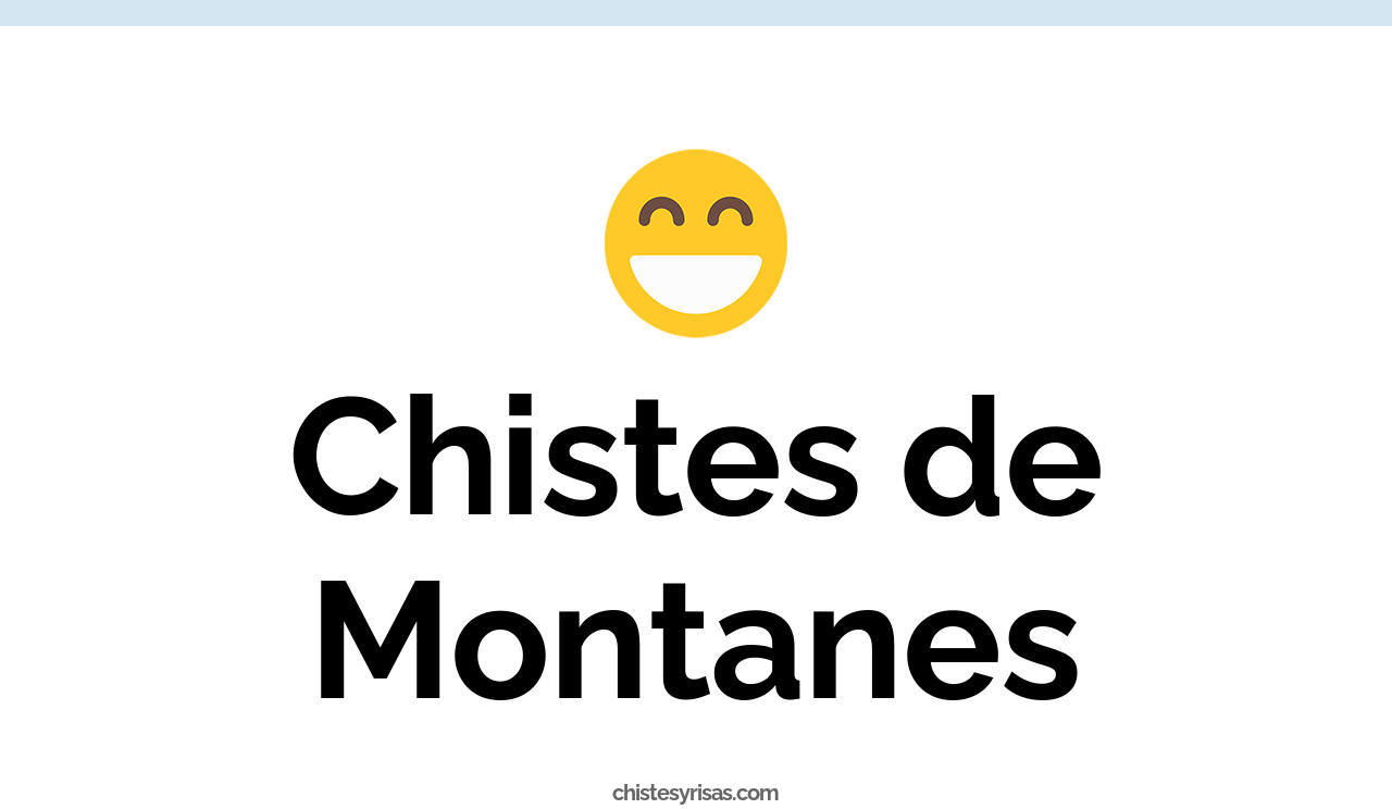 chistes de montañés
