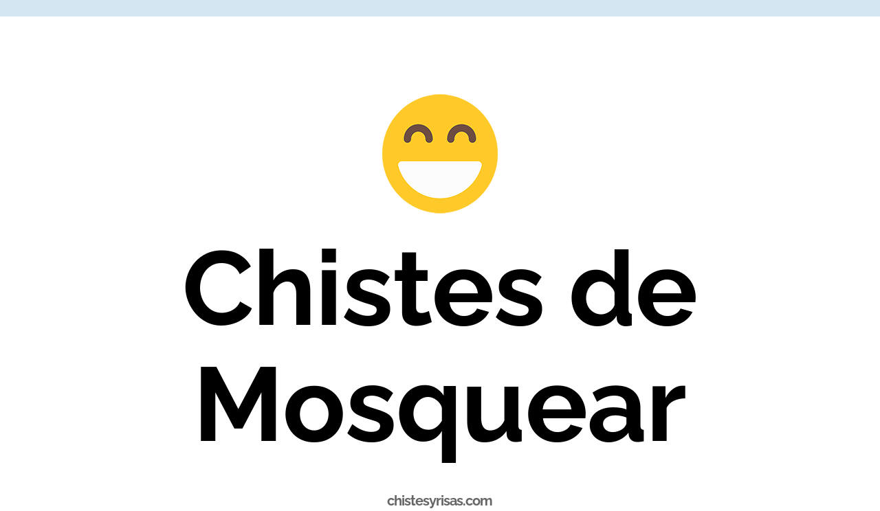 chistes de mosquear
