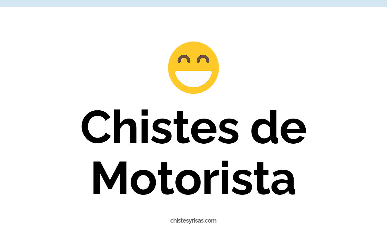 chistes de motorista