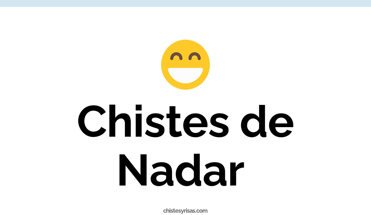 chistes de nadar