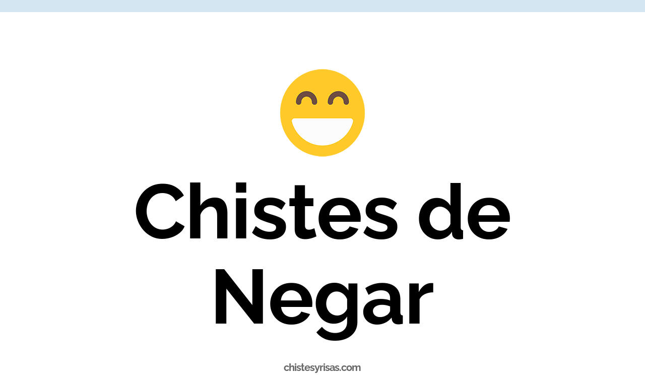 chistes de negar