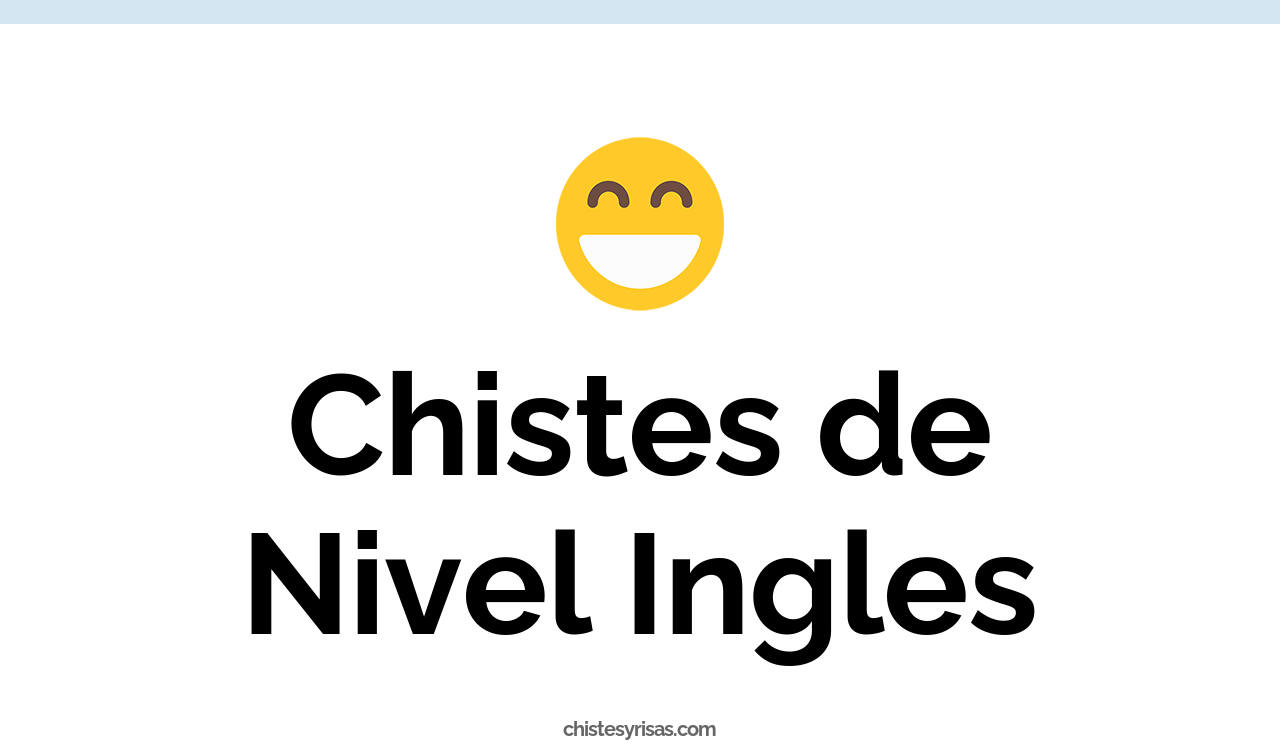 chistes de nivel ingles