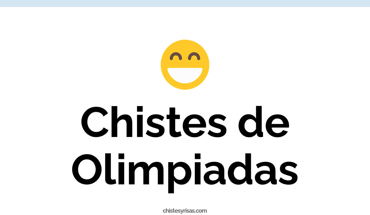 chistes de olimpiadas
