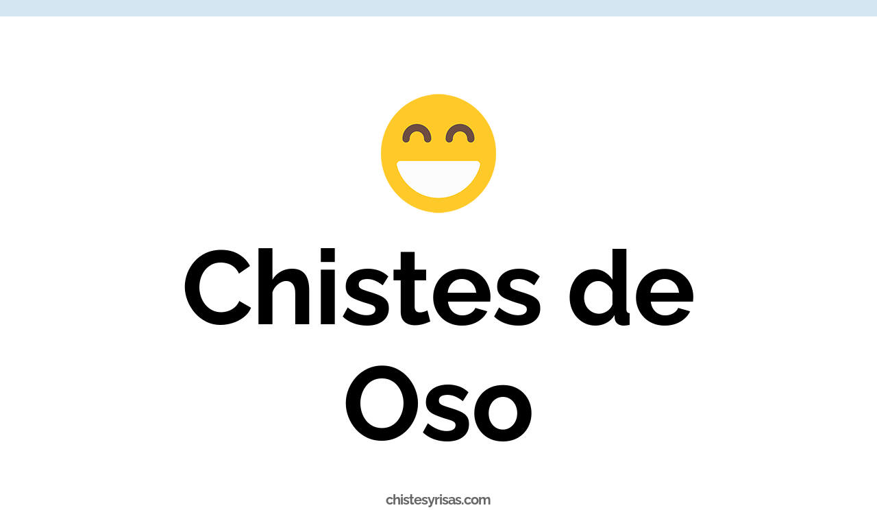 chistes de oso
