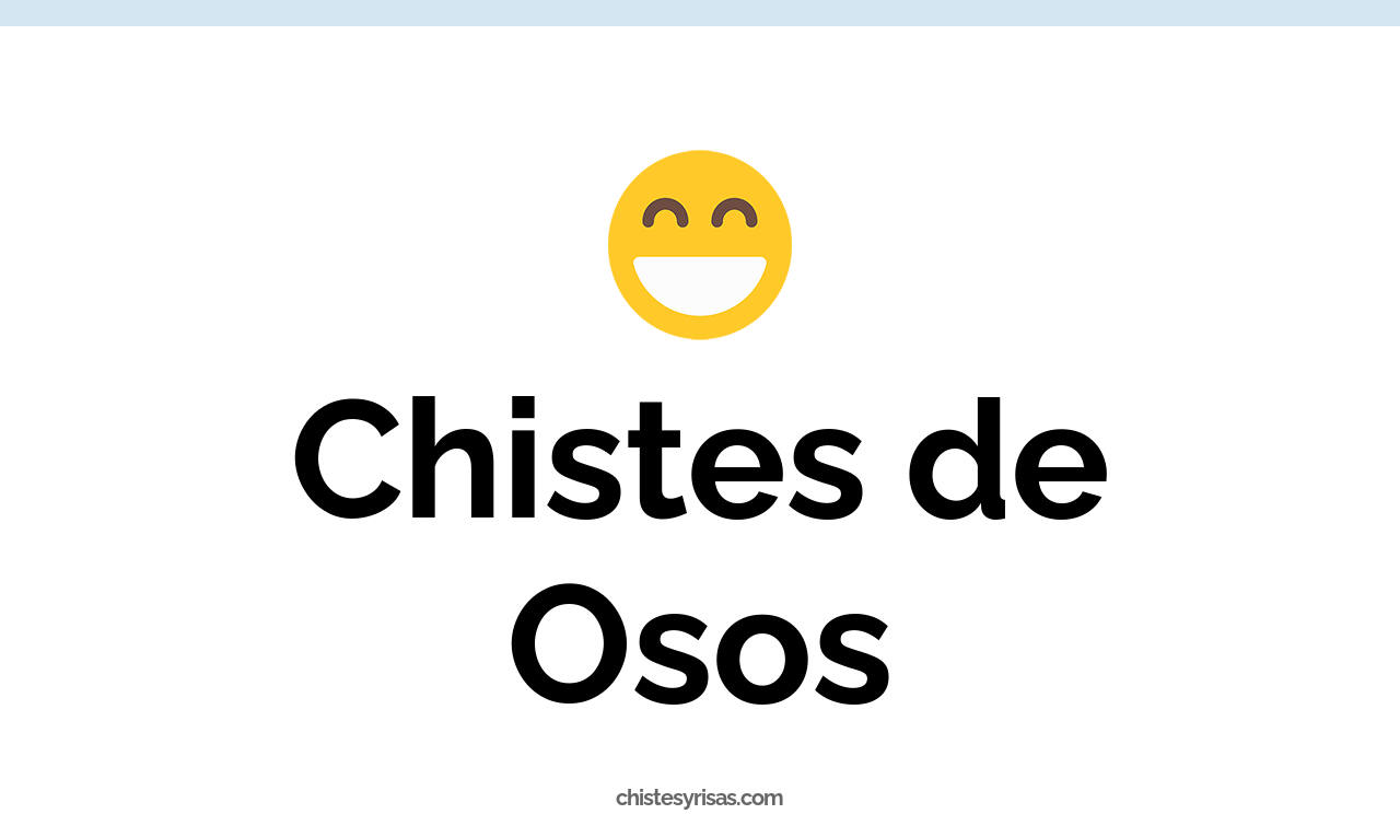 chistes de osos