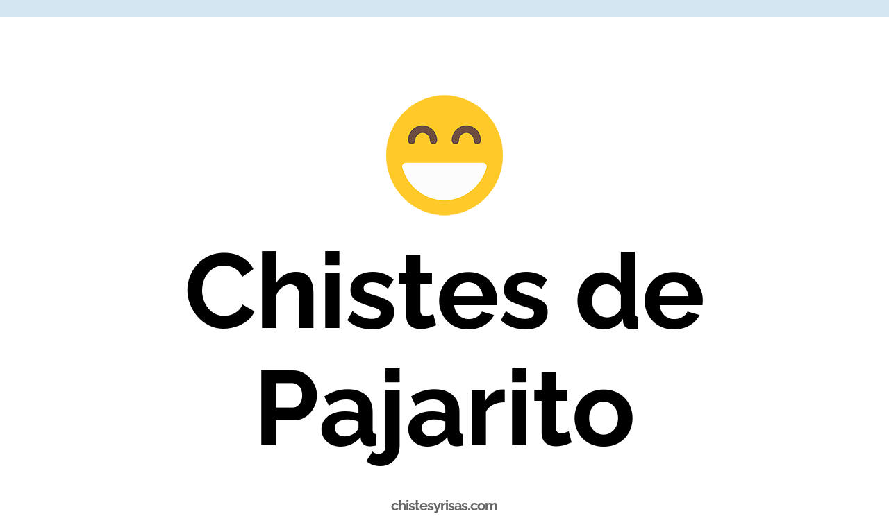 chistes de pajarito