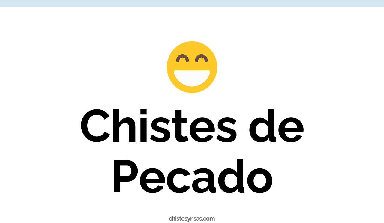 chistes de pecado
