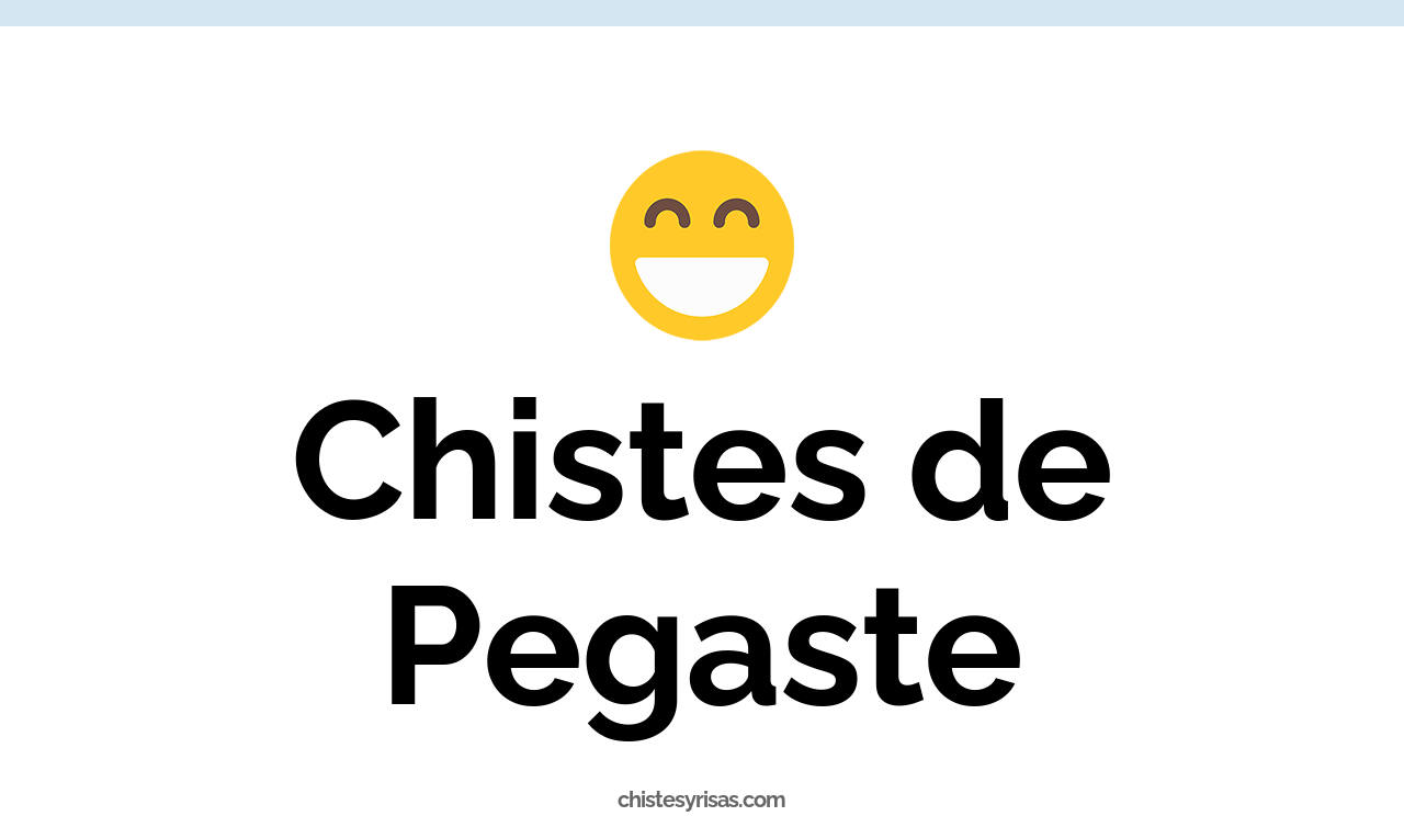 chistes de pegaste