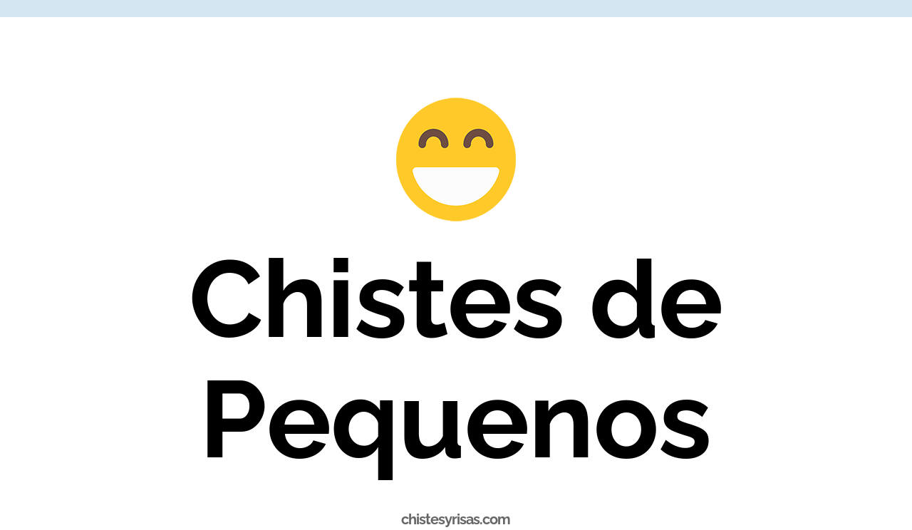 chistes de pequeños