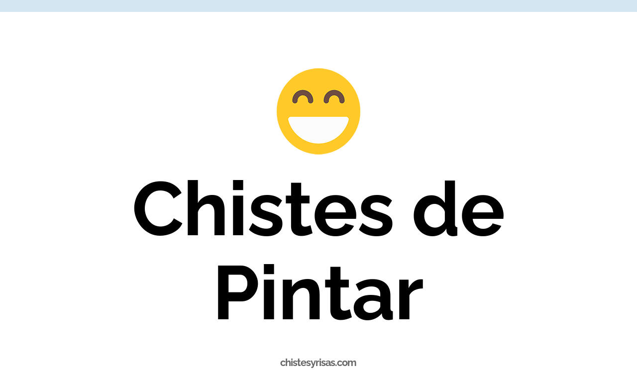 chistes de pintar