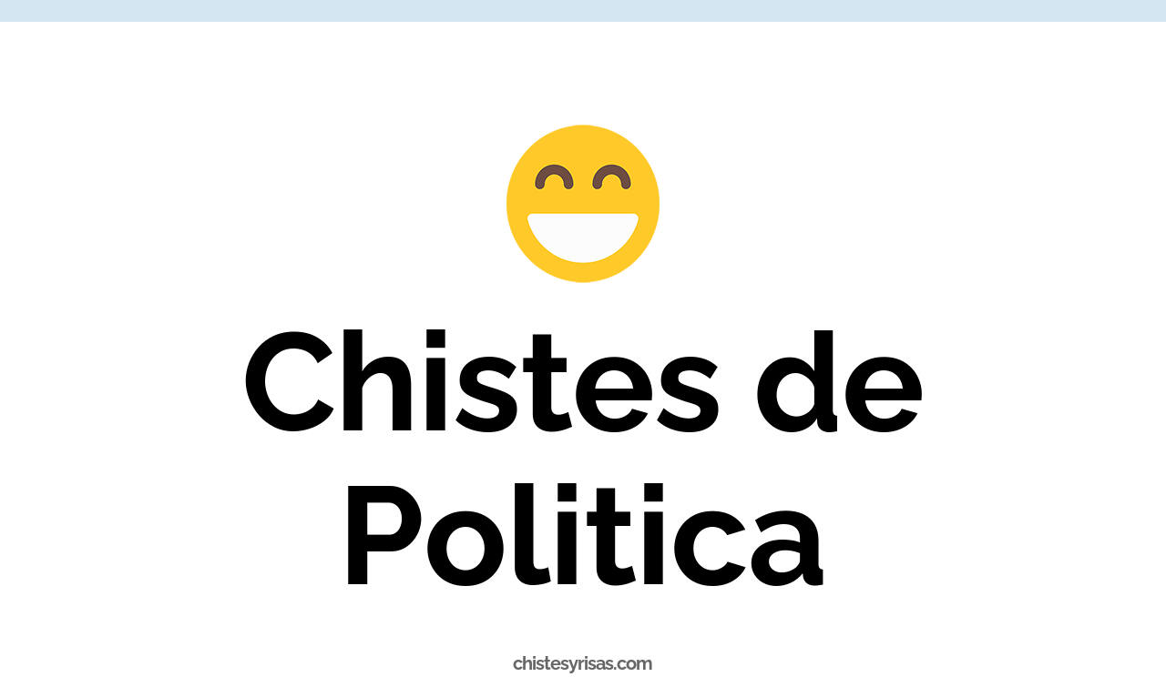 chistes de política