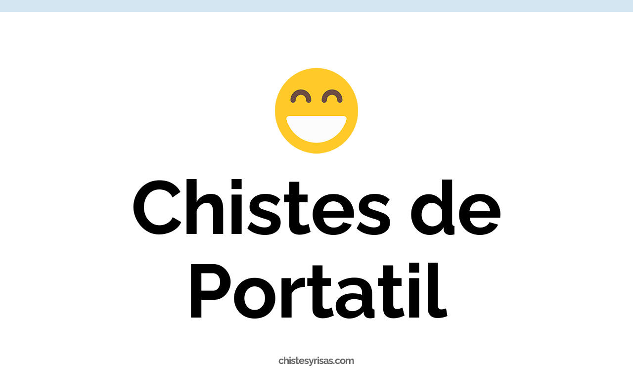 chistes de portátil