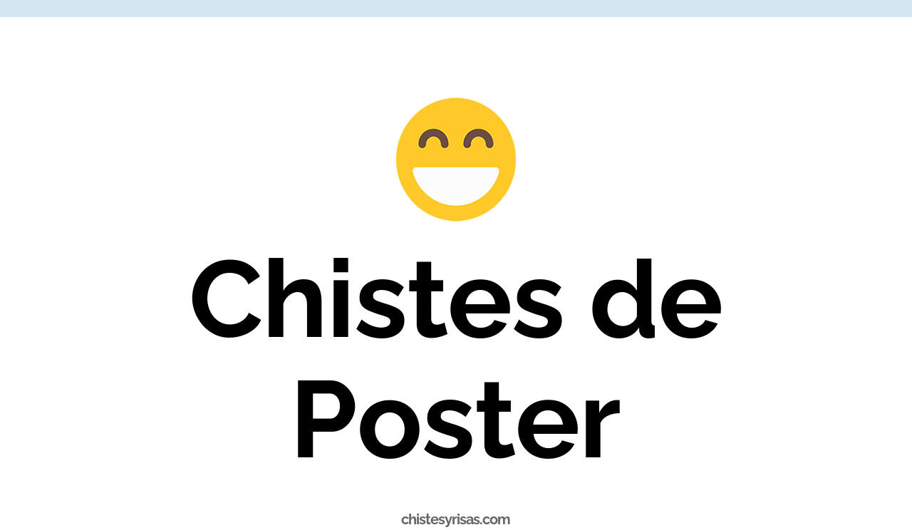 chistes de póster