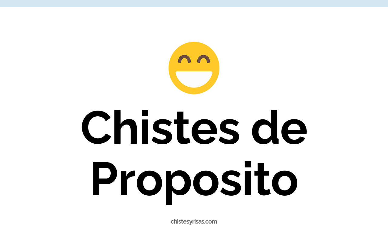 chistes de propósito