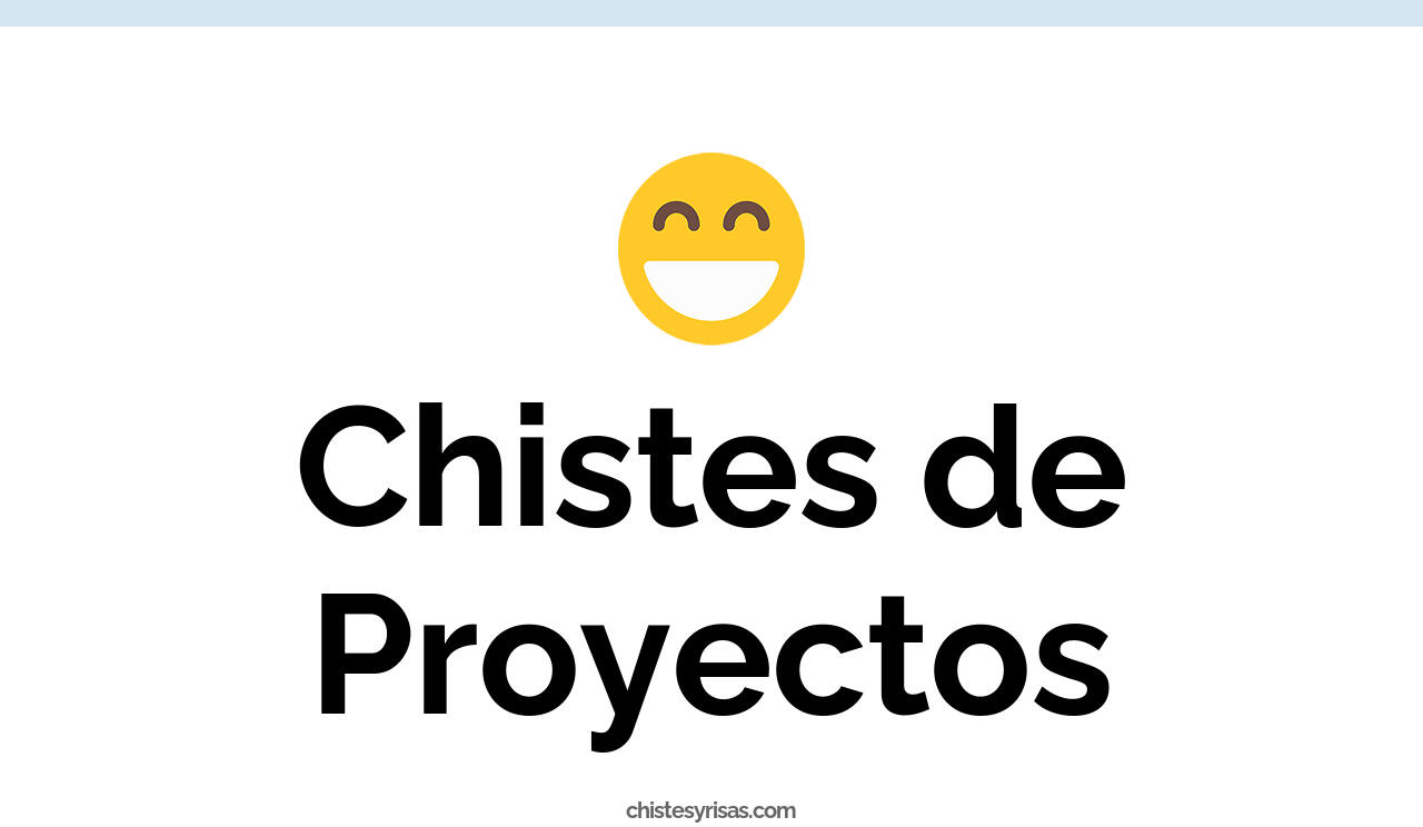 chistes de proyectos