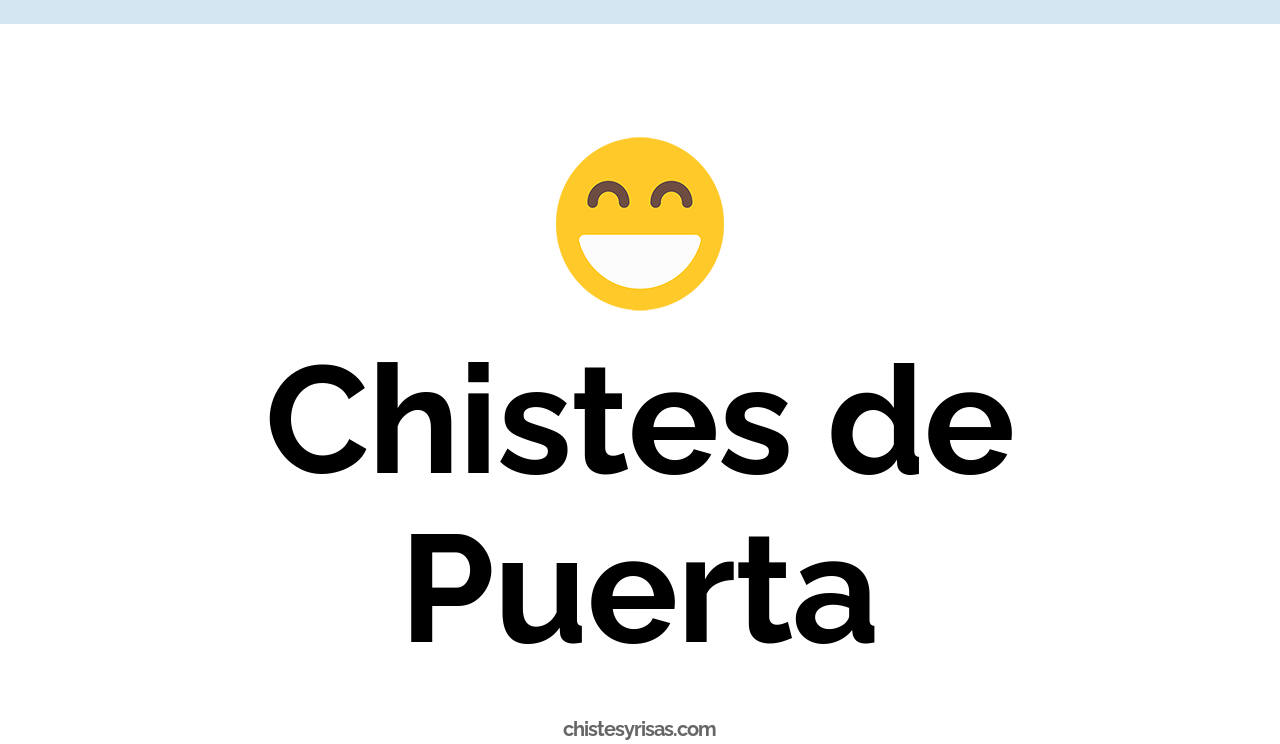 chistes de puerta