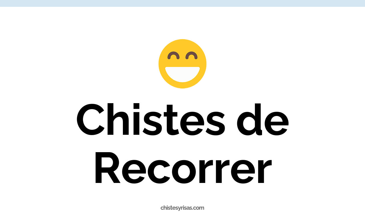 chistes de recorrer