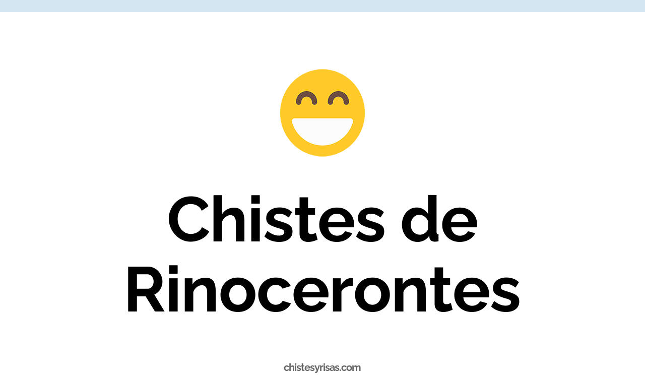 chistes de rinocerontes