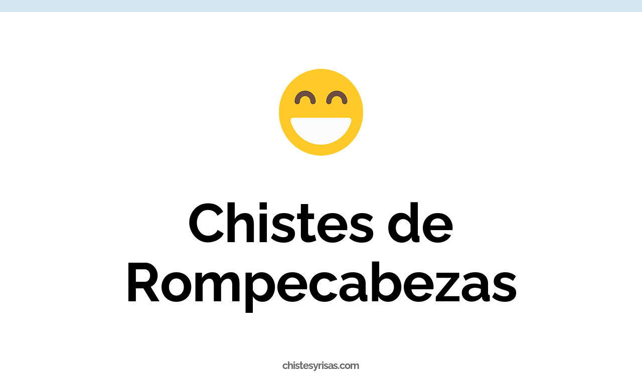 chistes de rompecabezas