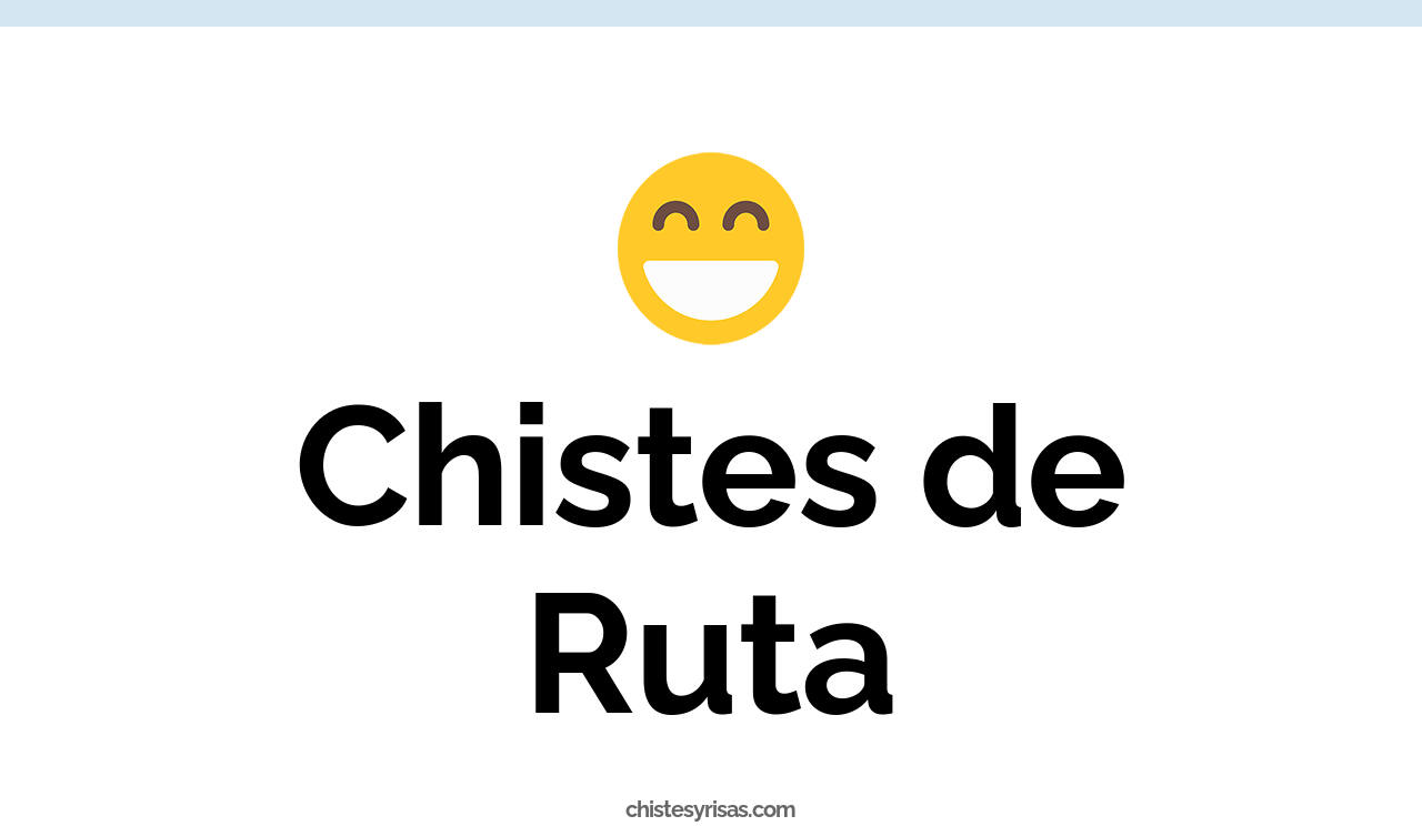 chistes de ruta