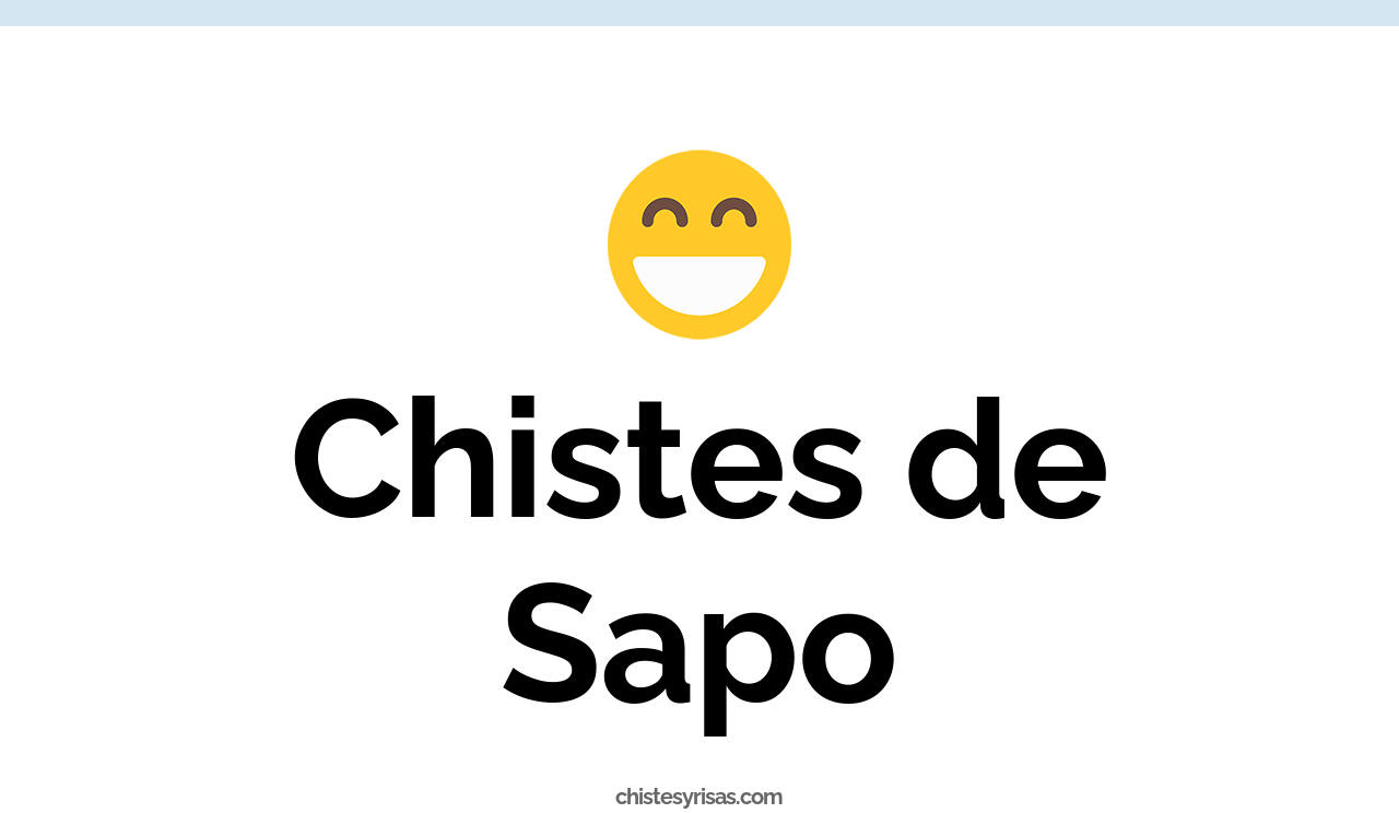 chistes de sapo