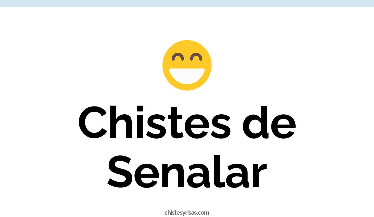 chistes de señalar