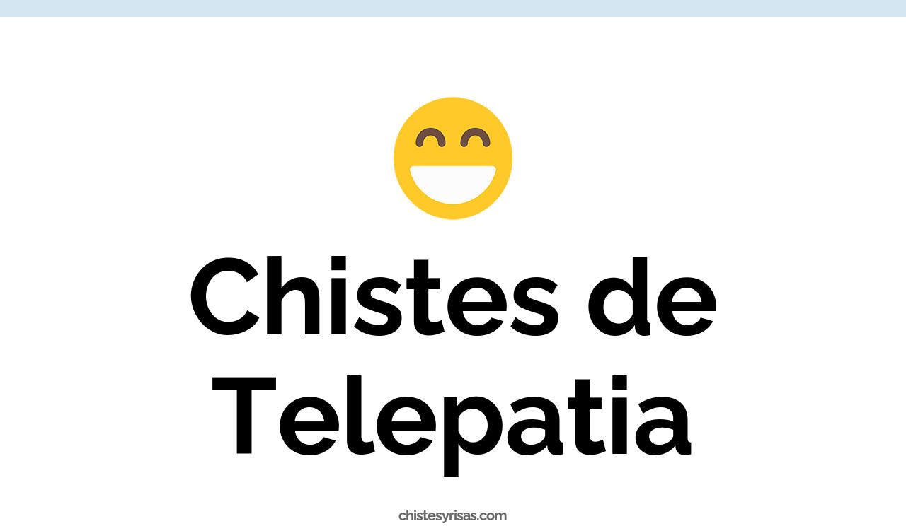 chistes de telepatía