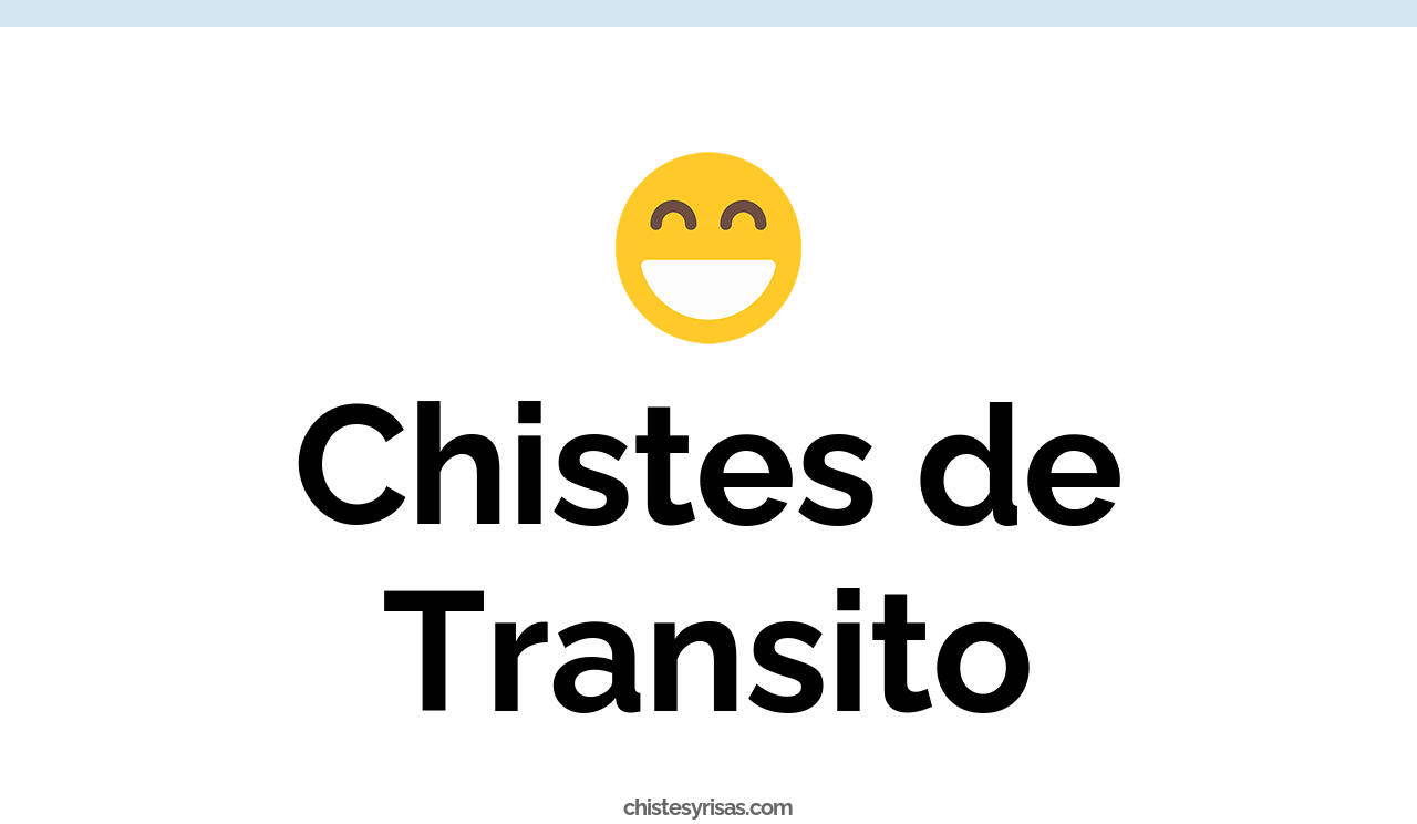 chistes de transito