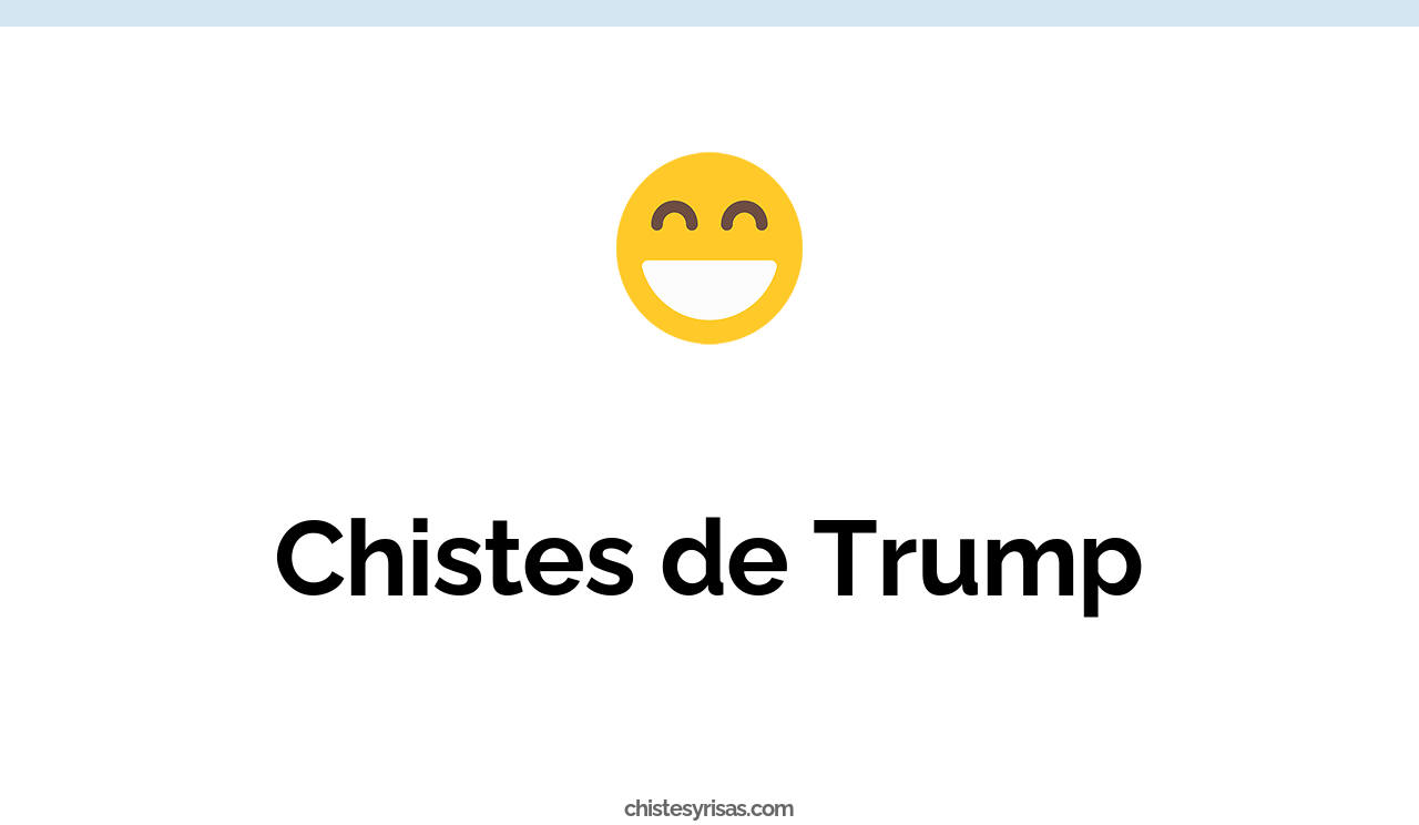 chistes de trump