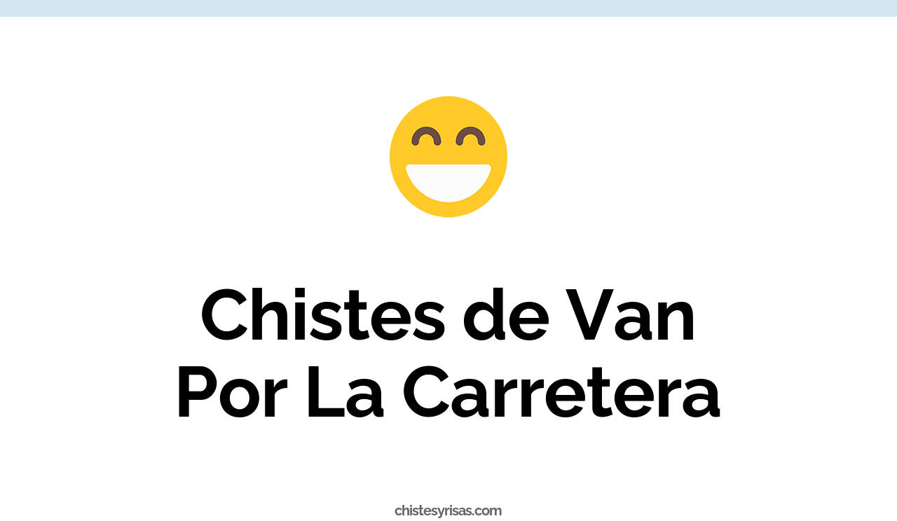 chistes de van por la carretera