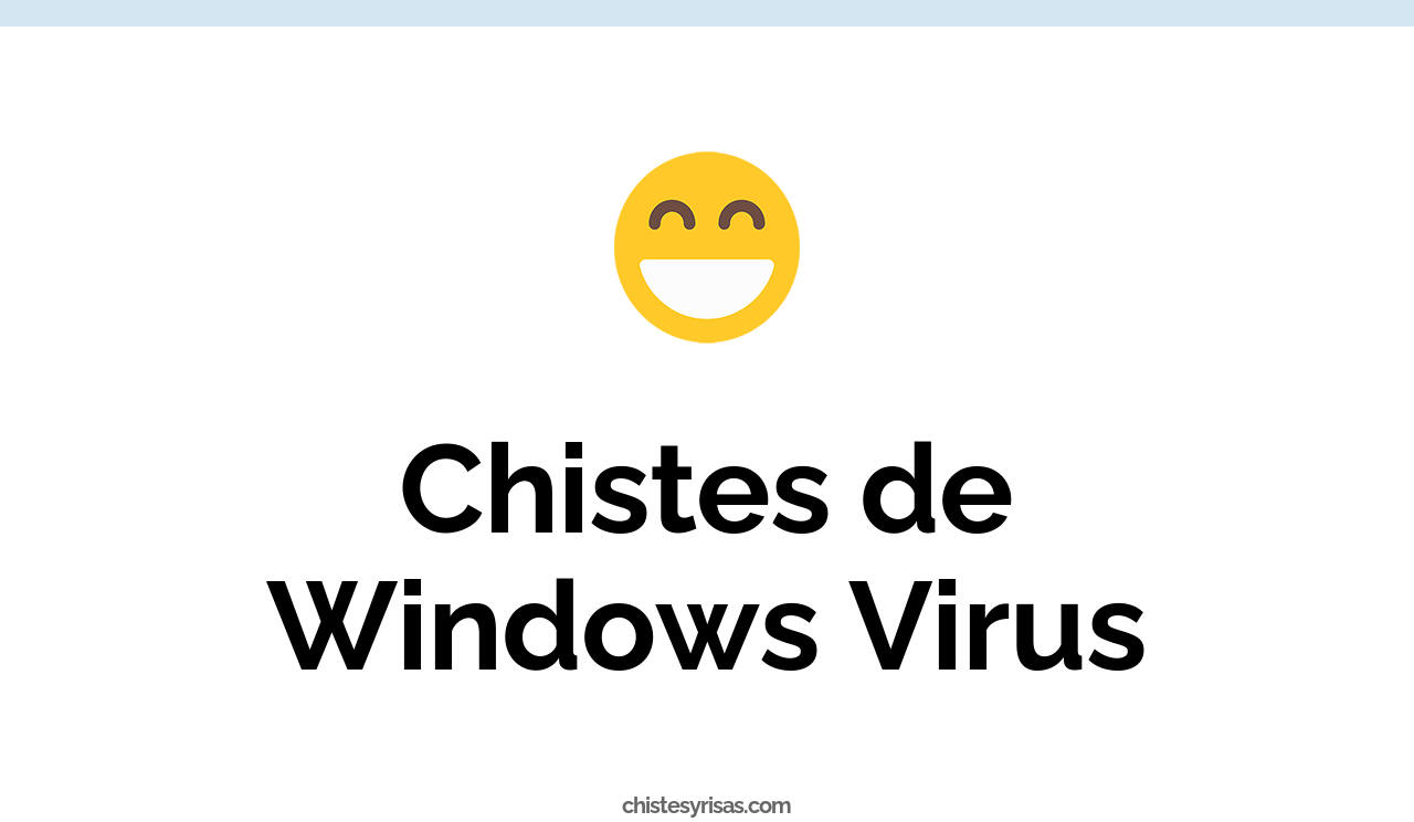 chistes de windows virus